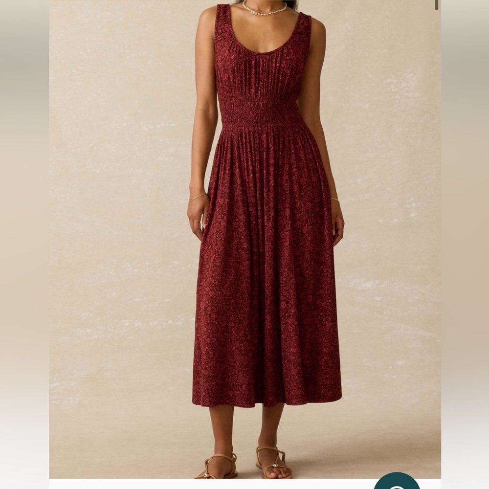 Faherty Sleeveless “Sunseeker” Sundress